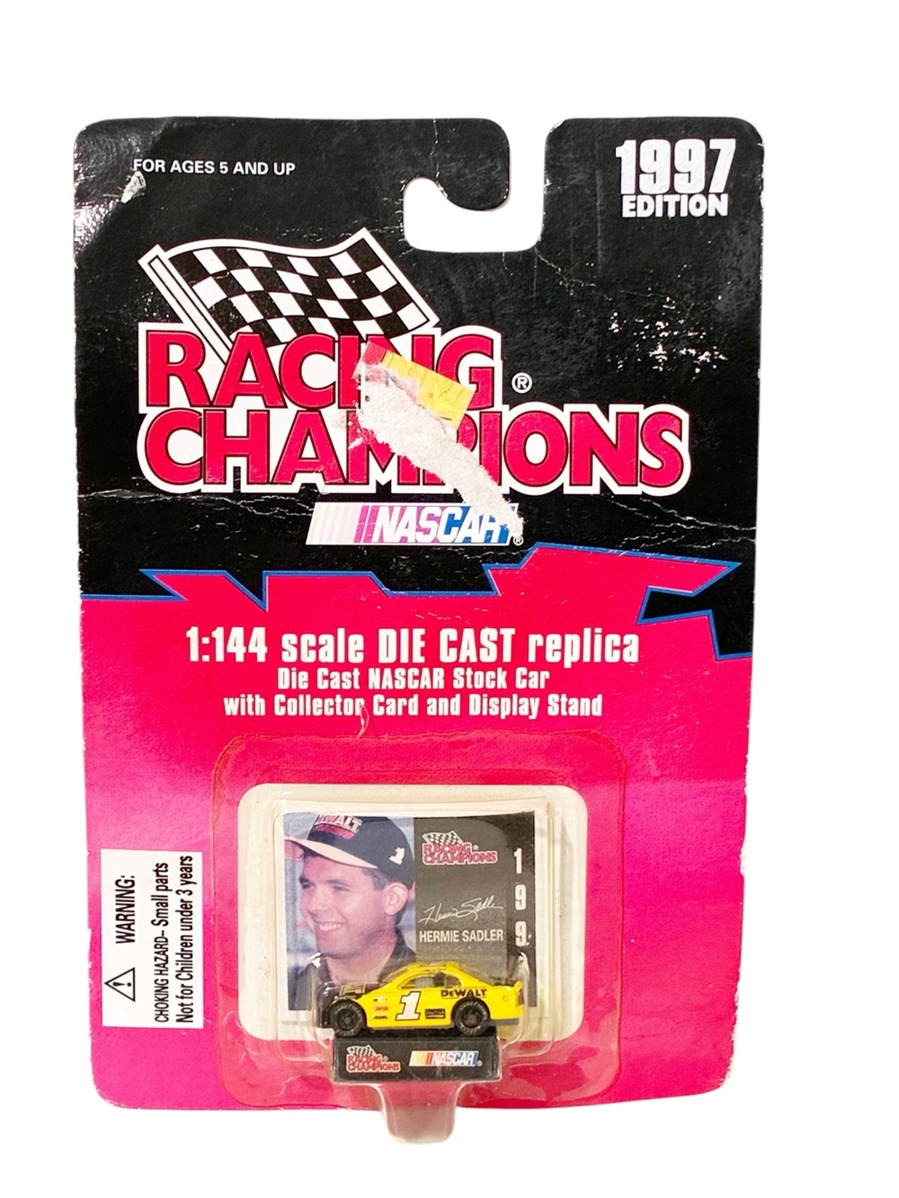 1997 Racing Champions 1:64 Hermie Sadler #1 DeWalt Chevrolet Monte Carlo NEW
